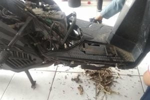 ciri motor matic turun mesin