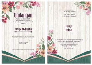 Cetak undangan pernikahan karanganyar